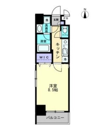 大雲寺前駅 徒歩3分 4階の物件間取画像